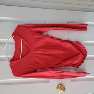 Athleta ‘Pure’ Long Sleeve Top with Ruched Sides XS